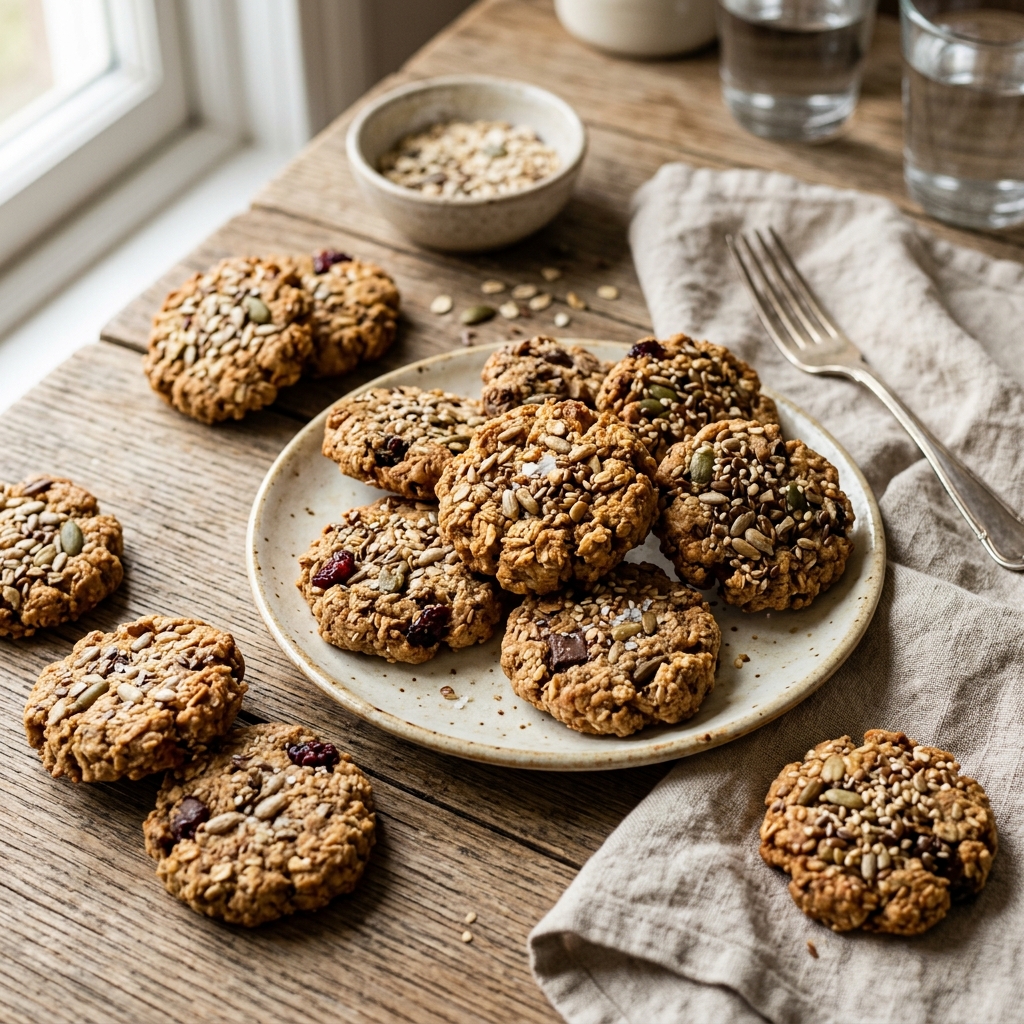 Assorted wholegrain cookies